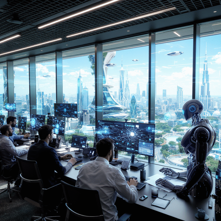 découvrez comment l'intelligence artificielle transforme l'avenir du travail. explorez les nouvelles opportunités, les défis et les compétences nécessaires pour s'adapter à cette révolution technologique qui redéfinit nos environnements professionnels.