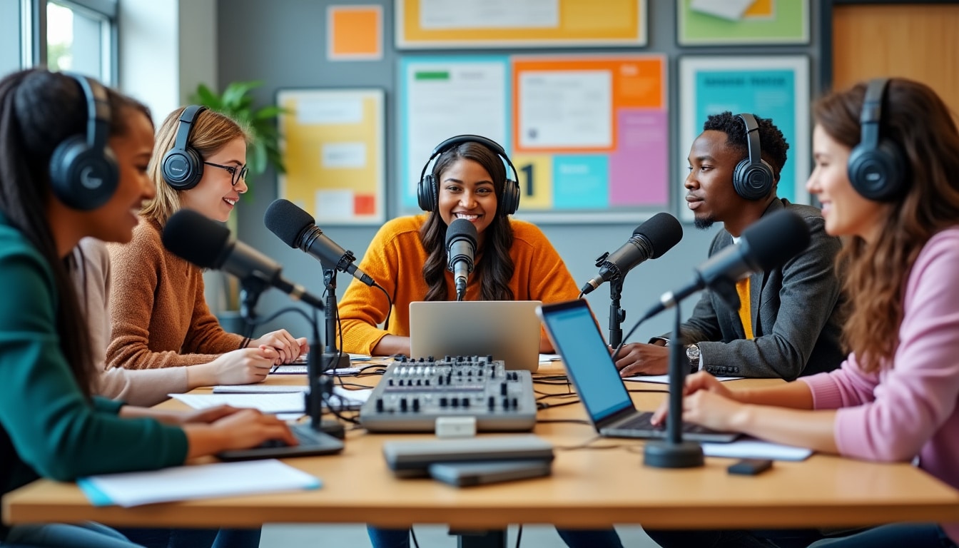 découvrez comment l'enregistrement d'un podcast webradio par les élèves stimule le développement de l'oralité et améliore leurs compétences en expression.