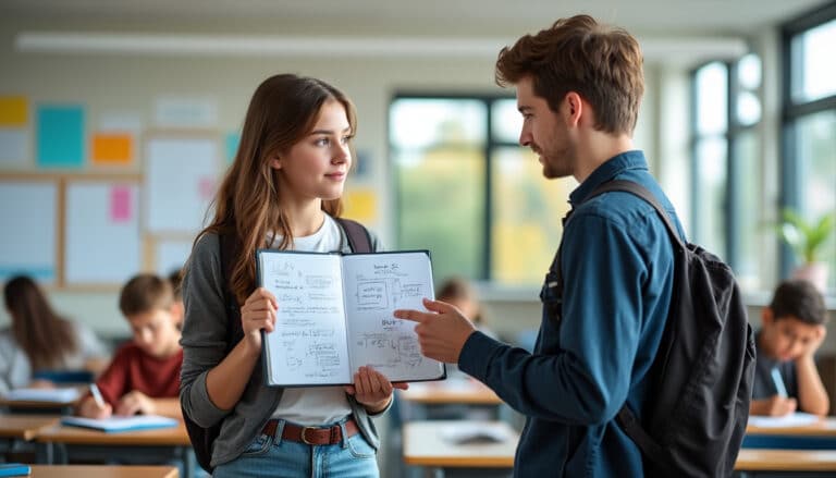 découvrez comment un élève ayant réussi utilise la méthode de résolution en tutorat entre pairs pour mieux comprendre et maîtriser les concepts.