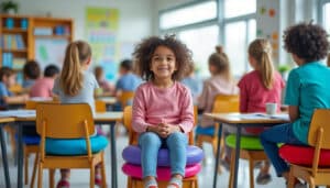 découvrez comment l'utilisation de coussins d'équilibre aide les élèves hyperactifs en soutenant la neurodiversité en classe pour un environnement d'apprentissage inclusif et adapté.