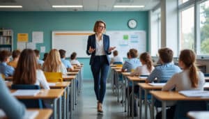 découvrez comment la circulation fluide du professeur dans les rangs favorise une meilleure gestion de classe en maintenant l'attention des élèves et en renforçant l'autorité pédagogique.