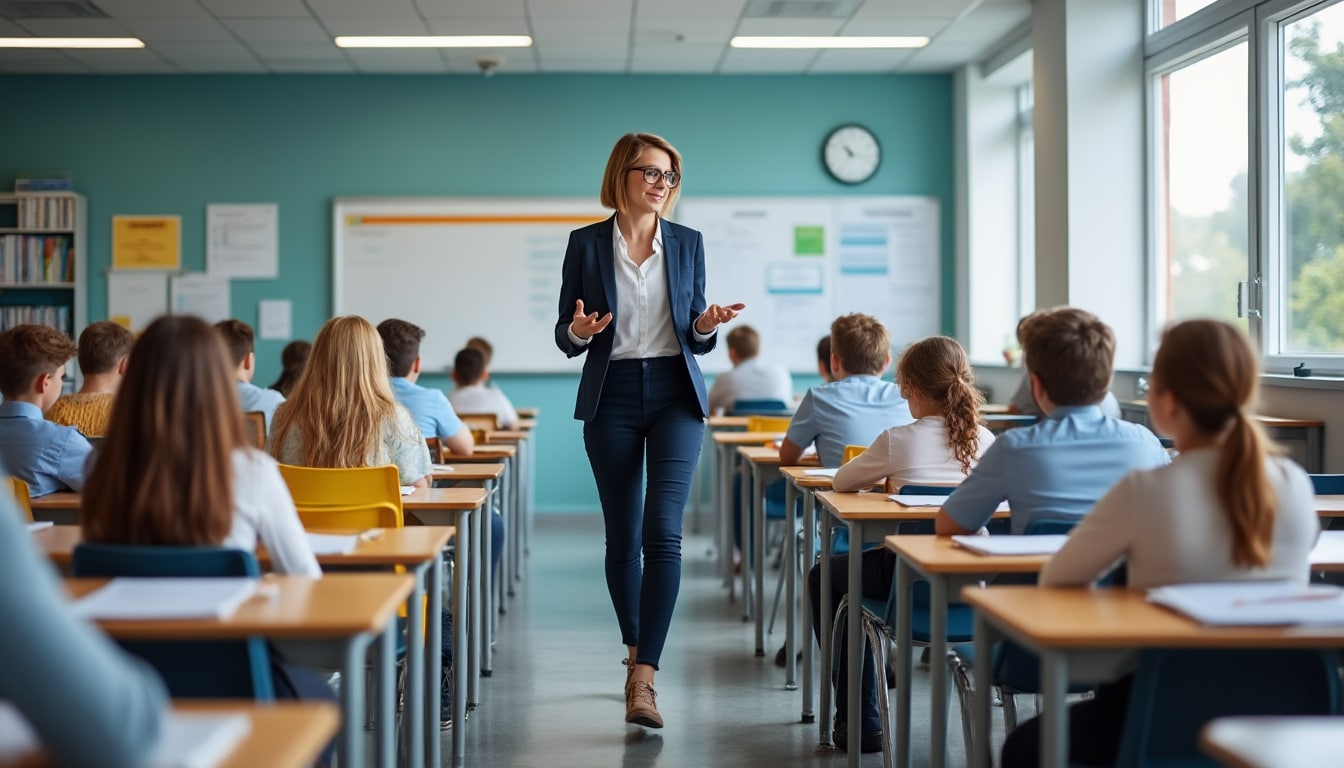 découvrez comment la circulation fluide du professeur dans les rangs favorise une meilleure gestion de classe en maintenant l'attention des élèves et en renforçant l'autorité pédagogique.