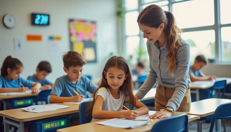 découvrez comment l'aménagement du temps de composition pour les élèves lents reflète la différenciation pédagogique, favorisant un apprentissage adapté aux besoins de chaque élève.