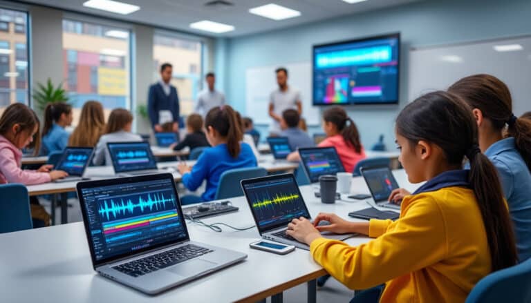 découvrez comment les applications de création musicale en ligne favorisent le développement du numérique éducatif en offrant des outils interactifs et accessibles pour l'apprentissage musical.