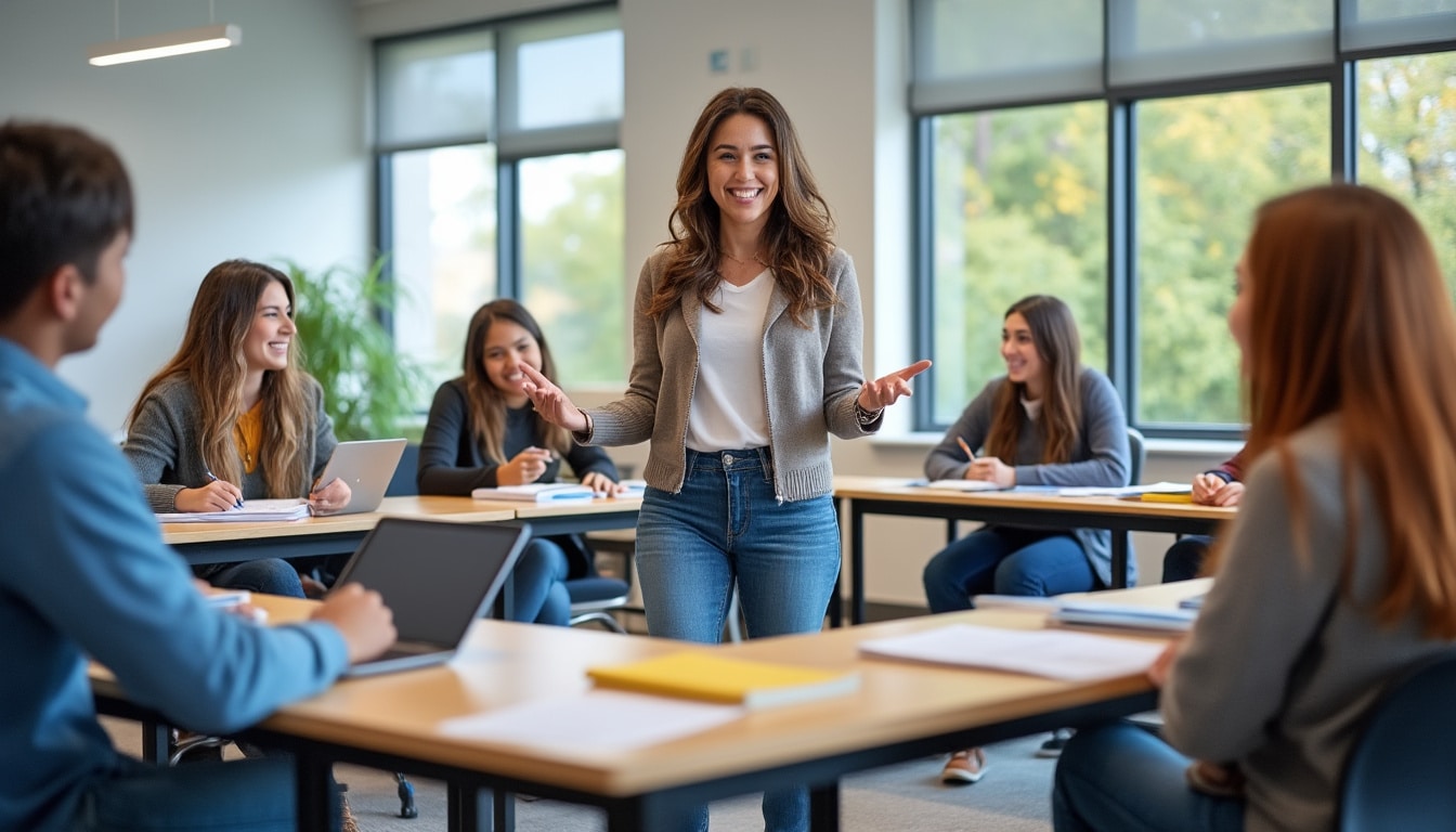 découvrez comment la disposition en u des tables favorise les échanges entre élèves et simplifie la gestion de classe pour un environnement d'apprentissage plus dynamique et participatif.