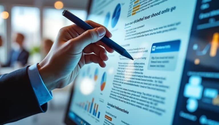découvrez comment annoter facilement des documents pdf directement sur un écran tactile grâce à l'utilisation d'un tableau interactif, pour une expérience plus intuitive et collaborative.