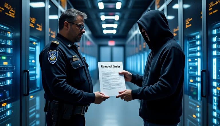 découvrez comment l'injonction de la police de retirer les contenus terroristes engage la responsabilité des hébergeurs et les obligations légales associées.