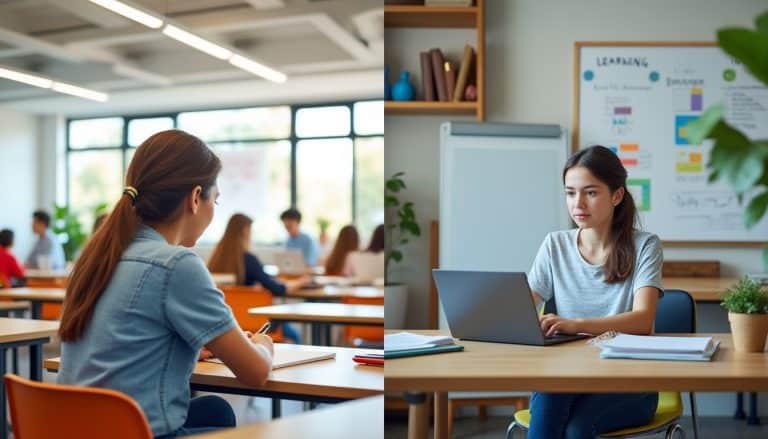 découvrez comment l’alternance entre l’école et la maison structure la formation hybride, en conciliant apprentissage accompagné et autonomie.
