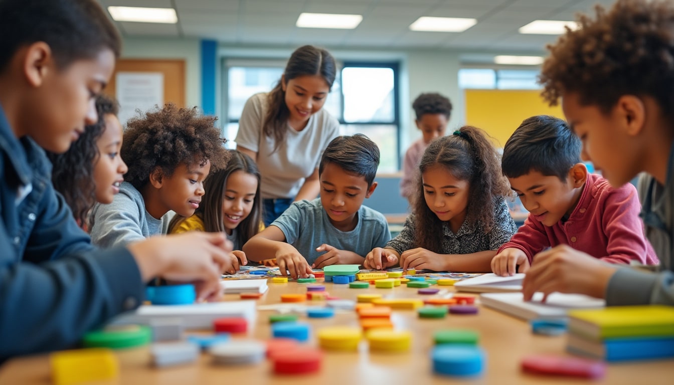 découvrez comment le partage des tâches au sein du groupe favorise l’entraide, la responsabilité et le fonctionnement d’une classe coopérative.
