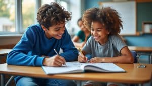 découvrez comment l’explication par un élève plus âgé favorise l’apprentissage et constitue une forme efficace de tutorat entre pairs.